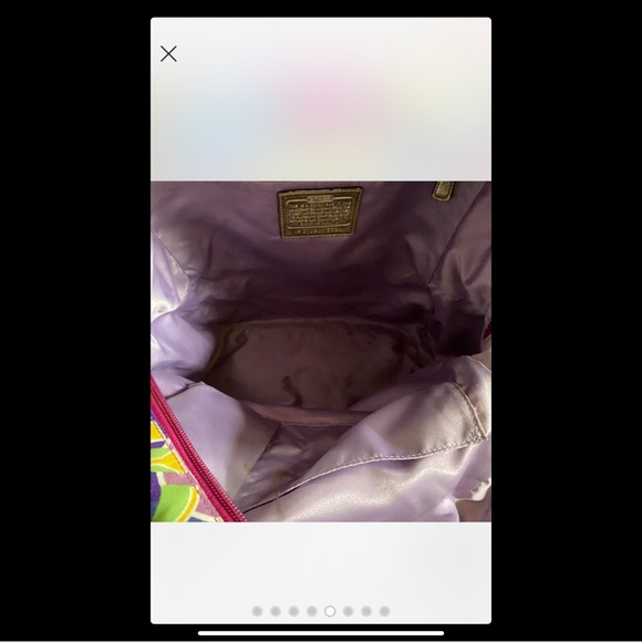 Coach Poppy Rare Edition Backpack - Picture 8 of 11